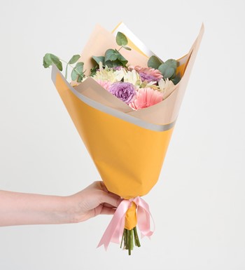 lila gül buketi gerbera buketi İstanbul çiçek