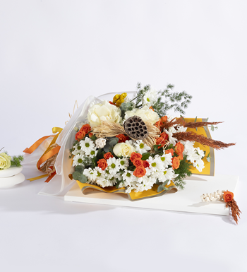 istanbul gül papatya buketi sarı çiçek buketi aynı gün çiçek